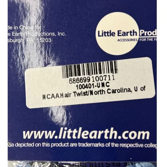 NCAA UNC Hair Twist North Carolina University Hairwear‎ with Attitude - Picture 5 of 7